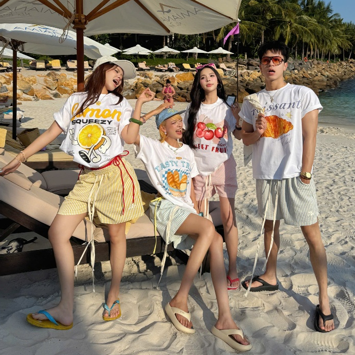 AB HOUSE - Áo thun Boxy form rộng SUMMER thời trang nam nữ