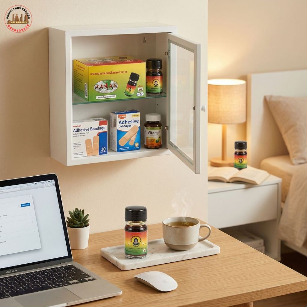 Dầu Nước Thảo Dược Hiệu Bà Mập Thái Lan 5cc Chính Hãng Hỗ Trợ Thư Giãn