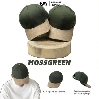 Mũ lưỡi trai Xanh Lá vải dày cao cấp Freesize58cm Khóa sau hợp kim chống rỉ phù hợp cho cả Nam và Nữ