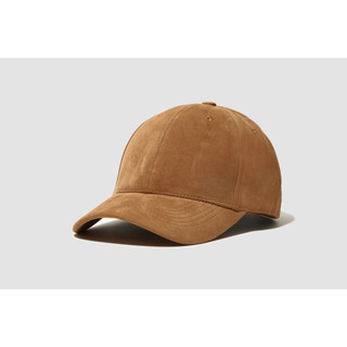 RecklessCapman Mũ Lưỡi Trai Ballcap Màu Nâu Đất Vải Da Lộn Freesize 58cm Khóa sau điều chỉnh dễ dàng