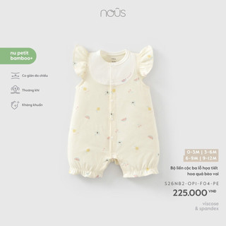 0-9m | Nous Bộ liền cộc cao cấp cho bé trai và bé gái chất liệu mềm mịn mỏng nhẹ an toàn với da bé mặc mùa hè