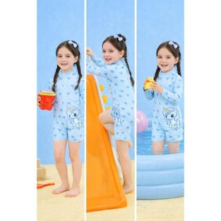 BK56 Đồ bơi bé gái liền thân họa tiết trái tim,bikini liền thân cho bé gái 12-40kg