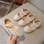 Giày Công Chúa Cho Bé Gái Mẫu Mới – Giày Đính Ngọc Sang Trọng Màu Kem/Hồng Pastel Cho Bé 2-10 Tuổi TH Kids
