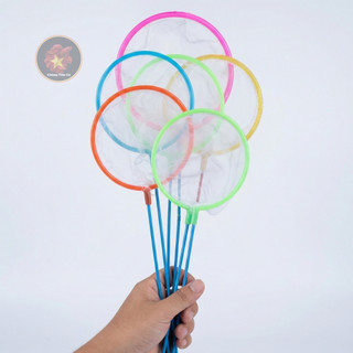 Vợt Nano Lưới Siêu Mịn Vớt Cá Vớt Trứng Lọc Artemia Đủ Size Cán Kim Loại Cao Cấp Màu Ngẫu Nhiên