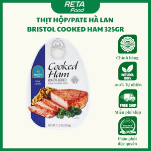 Thịt hộp Hà Lan Cao Cấp Bristol Cooked Ham 325gr