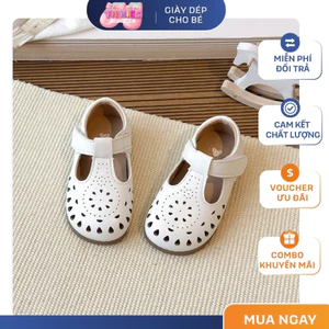 Giày Búp Bê Bé Gái Vintage Đi Mùa Hè – Giày Mary Jane Da Mềm Cao Cấp Cho Bé Đi Học, Đi Chơi TH Kids
