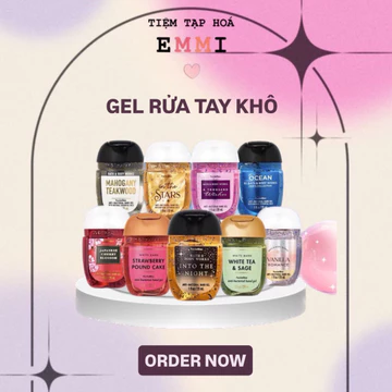 Nước rửa tay khô BATH AND BODY WORKS, gel rửa tay khô BATH AND BODY WORKS chuẩn Mỹ 29ml