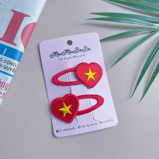 BST Kẹp cờ đỏ sao vàng cho bé phù hợp với các ngày lễ của đất nước