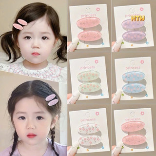 Kẹp tóc hoa nhỏ ngọt ngào hình bầu trong suốt kẹp mái xinh xắn