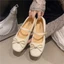 Giày búp bê họa tiết nơ tiểu thử dễ thương- 613 bản full size