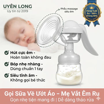 Máy Hút Sữa Cầm Tay ZIMEITU – Hút Êm, Không Đau, Dễ Dùng 1 Tay, Không Ồn (Xuất Âu)