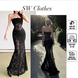Đầm body cúp ngực ôm dáng fom đuôi cá đi tiệc , đi biển sexy ( freesize < 55kg )