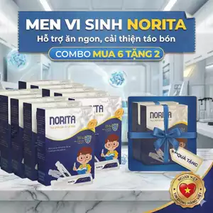 Combo 6 Hộp Men Vi Sinh Cho Bé Norita Bổ Sung Bào Tử Lợi Khuẩn hỗ Trợ Tiêu Hoá, Cân Bằng Hệ Vi Sinh