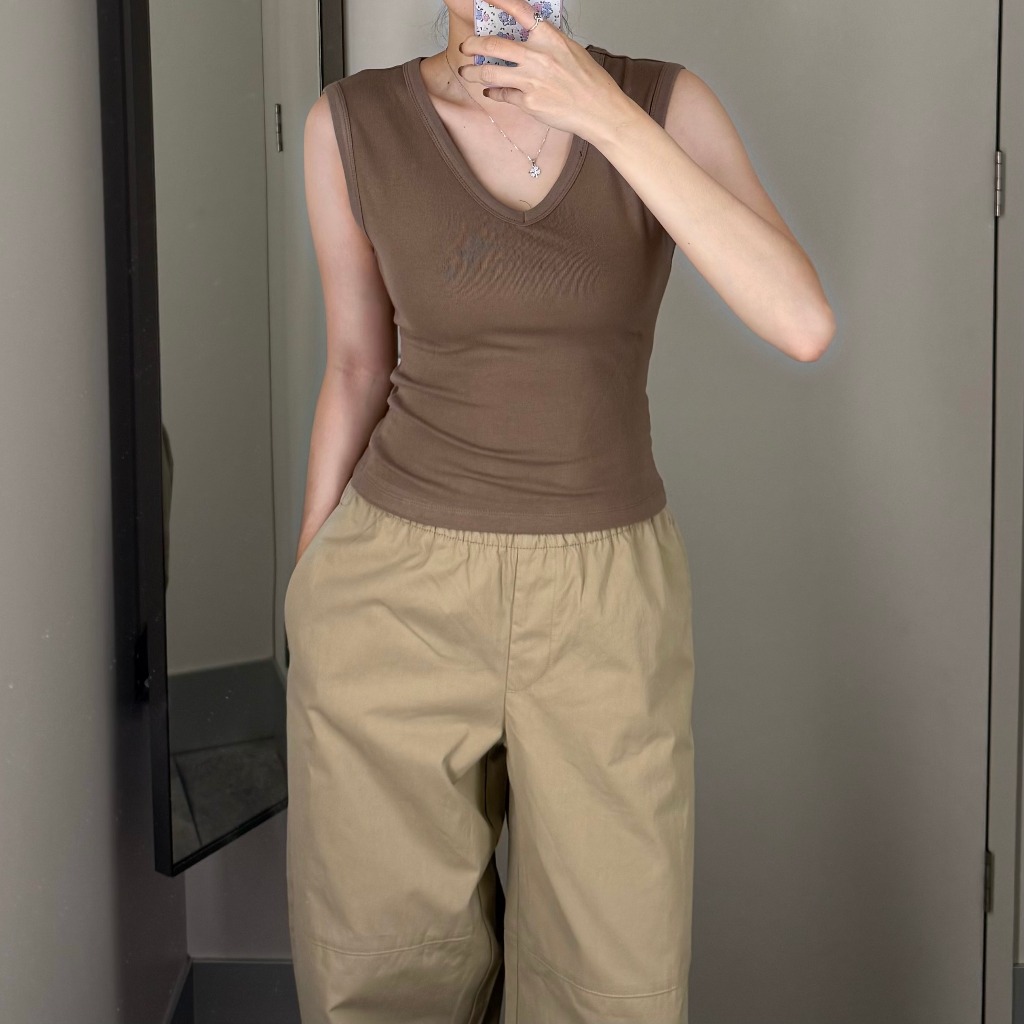 [A28- MẪU MỚI ] BI.POSILÁ - ÁO THUN BA LỖ BASIC CỔ TIM COTTON BORIP MỀM MỊN THOẢI MÁI - Áo Thun Ôm body nữ