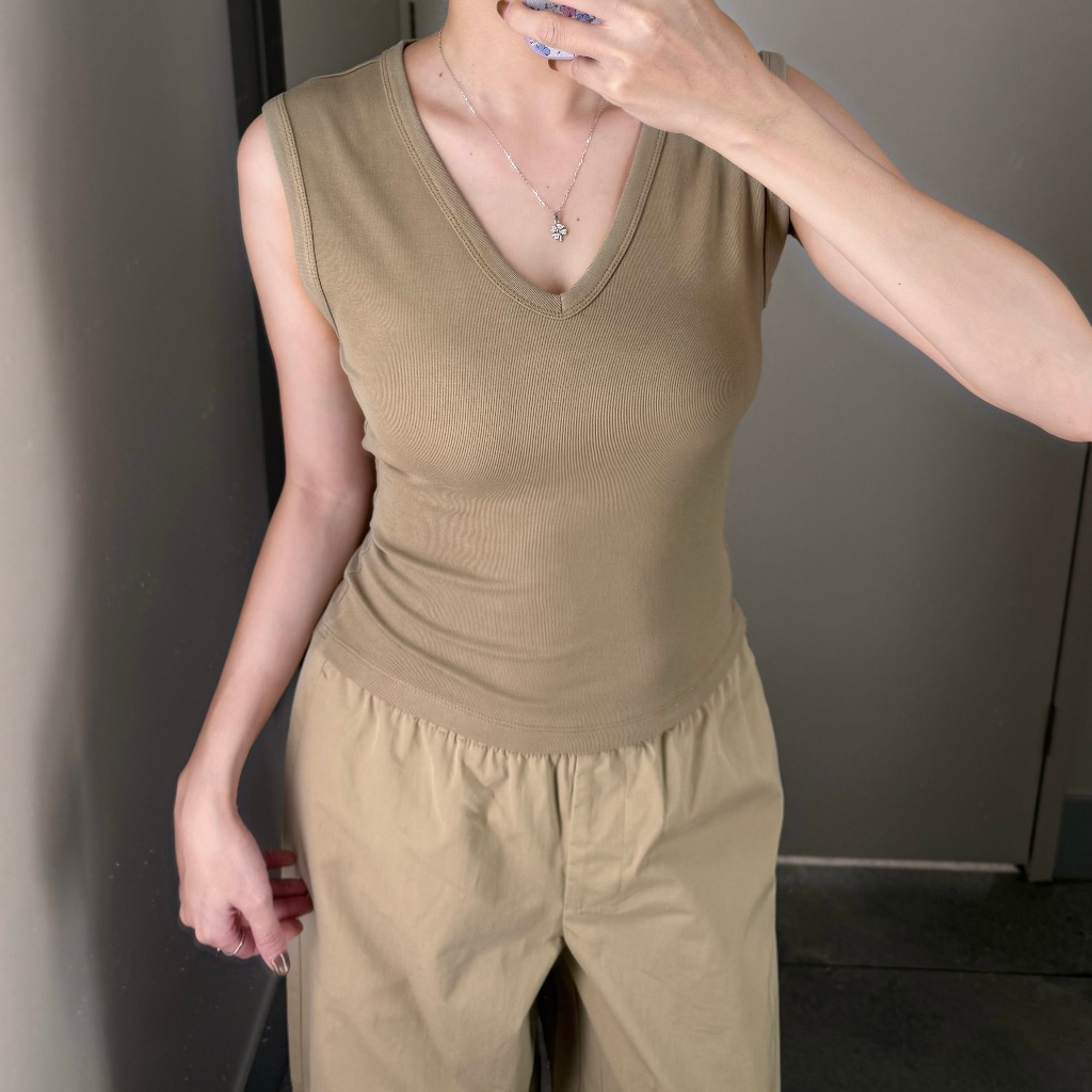 [A28- MẪU MỚI ] BI.POSILÁ - ÁO THUN BA LỖ BASIC CỔ TIM COTTON BORIP MỀM MỊN THOẢI MÁI - Áo Thun Ôm body nữ