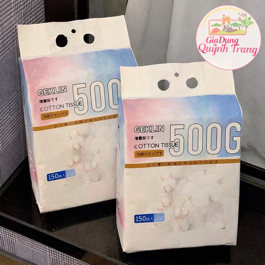 KHĂN COTTON GEKLIN 500G – MỀM MẠI, AN TOÀN CHO DA