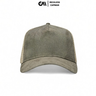 RECKLESSCAPMAN l NÓN _ FNOS _ TRUCKER HAT - SAND - HW13 l MŨ LƯỠI TRAI l NÓN KẾT NAM l FREESIZE 58CM