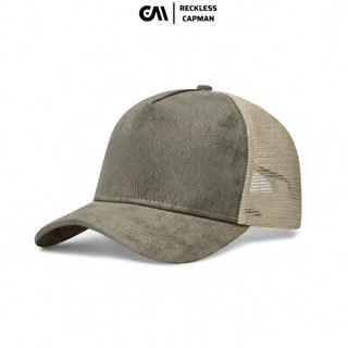 RECKLESSCAPMAN l NÓN _ FNOS _ TRUCKER HAT - SAND - HW13 l MŨ LƯỠI TRAI l NÓN KẾT NAM l FREESIZE 58CM