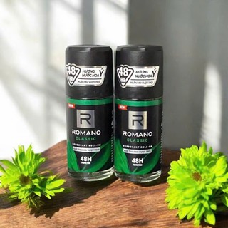 Lăn khử mùi Romano Classic 50ml ( Xanh Lá/Đỏ )