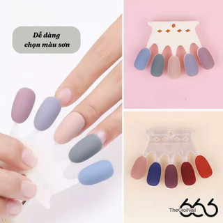 Bảng Mẫu Móng Nail | Set Trưng Bày Màu Sơn Móng | Nhựa Dẻo Cao Cấp | Dễ Sử Dụng | Hiển Thị Màu Sắc Chân Thực | Gắn Vòng