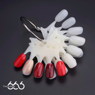Bảng Mẫu Móng Nail | Set Trưng Bày Màu Sơn Móng | Nhựa Dẻo Cao Cấp | Dễ Sử Dụng | Hiển Thị Màu Sắc Chân Thực | Gắn Vòng