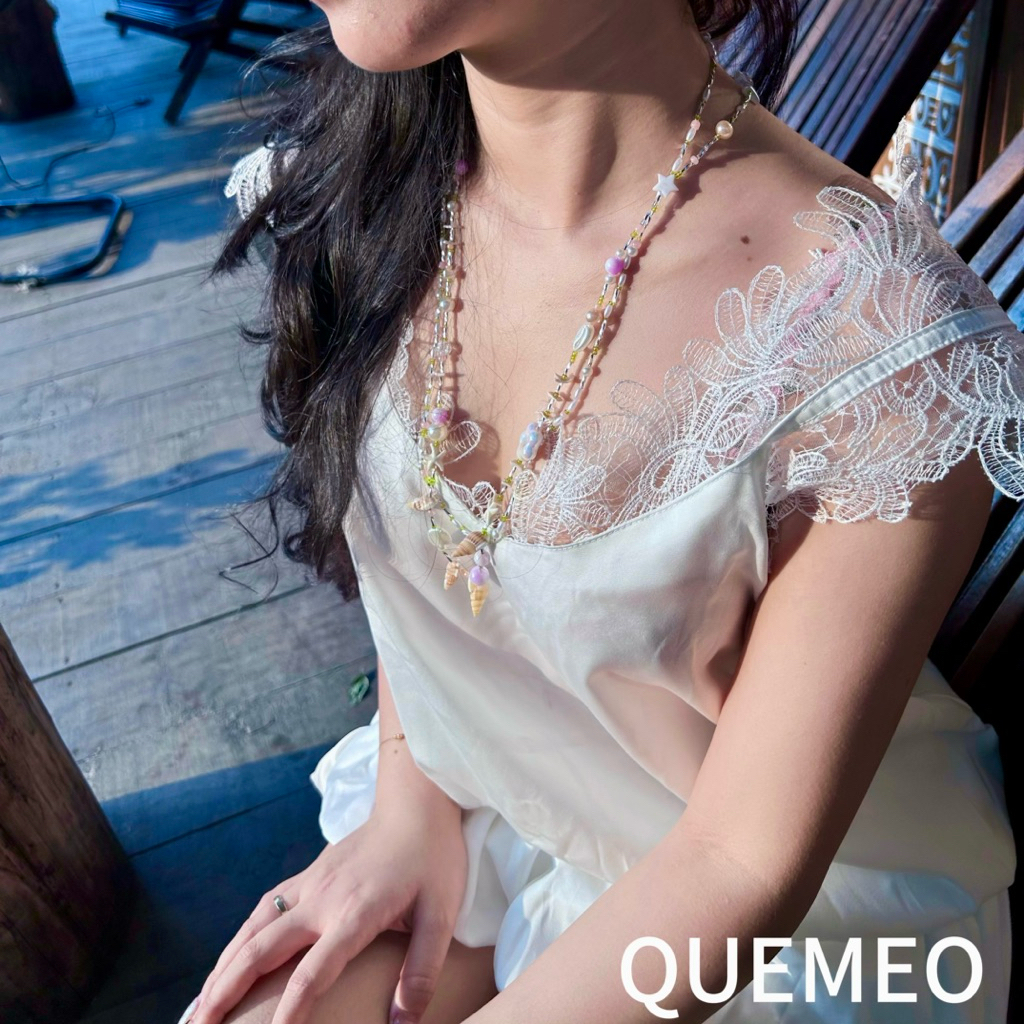Dây Chuyền Đeo Bụng Ốc Sò HAWAII Màu Sắc QUEMEO Body Chain Quyến Rũ Thiết Kế Riêng