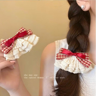 Set dây cột tóc và kẹp tóc quả cherry đỏ xinh xắn ngọt ngào