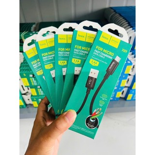 CÁP DÙ MICRO HOCO X89 HỖ TRỢ MỌI DÒNG ĐIỆN THOẠI DÀI 1M phukienmk10