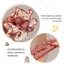 Scrunchies cột tóc nâu họa tiết chấm bi hot trend dành cho bạn nữ