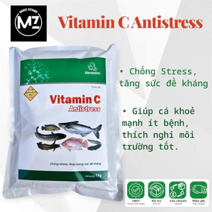 Vitamin C Antistress cá, tăng sức đề kháng, chống stress cho cá, gói 1kg Vemedim (loại tan)