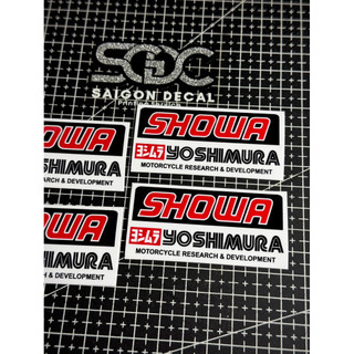|1 Cái/Cặp| Tem Dán Phuộc Bình Dầu Sau -  Showa Yoshimura V2 2026