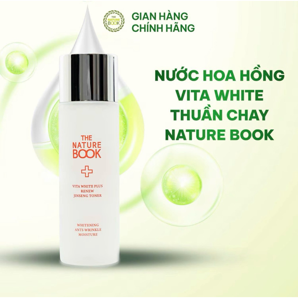 Nước Hoa Hồng Dưỡng Trắng Da The Nature Book Dung Tích 120ml Chính Hãng Hàn Quốc