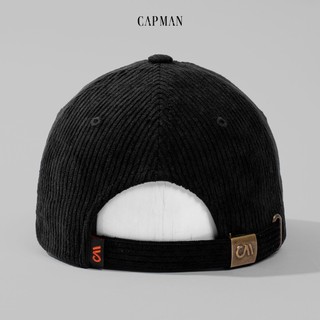 Reckless Capman Mũ Lưỡi Trai Nhung Tăm Black Bear Form Unisex Nam Nữ Size Freesize 58cm Thêu Logo 3D