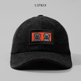 Reckless Capman Mũ Lưỡi Trai Nhung Tăm Black Bear Form Unisex Nam Nữ Size Freesize 58cm Thêu Logo 3D