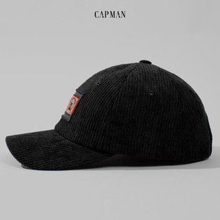 Reckless Capman Mũ Lưỡi Trai Nhung Tăm Black Bear Form Unisex Nam Nữ Size Freesize 58cm Thêu Logo 3D