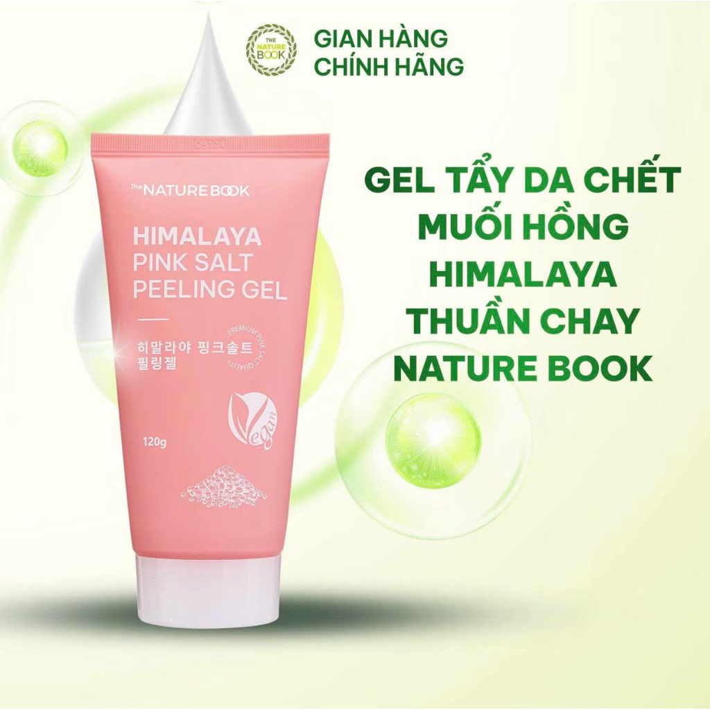Tẩy Tế Bào Da Muối Hồng Himalaya Nature Book – Làm Sạch Tế Bào Da, Giúp Da Mịn Màng 120ml/tuýp