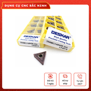 Chip tiện T16 giữ biên cong cực chuẩn, DESKAR tiện thép inox rất bén