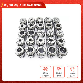 Collet ER32 độ chính xác cao 0.003–0.005, hàng Đài Loan, kẹp dao phay chuẩn