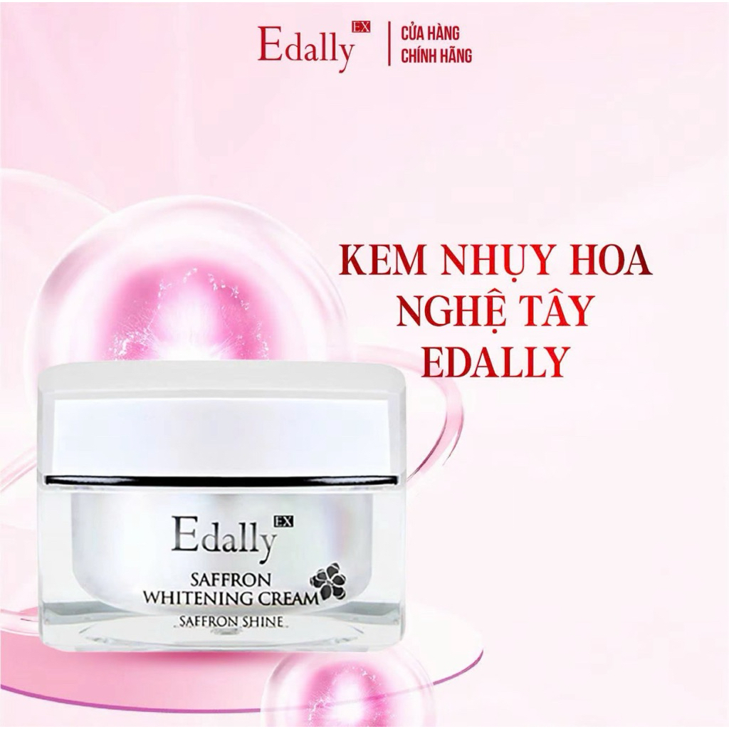 Kem dưỡng trắng nhụy hoa Nghệ Tây EDALLY EX SAFFRON WHITENING CREAM Làm trắng dưỡng ẩm Hàn quốc 50ml