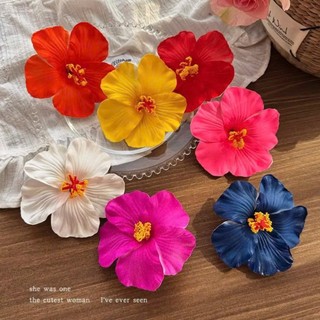Kẹp tóc hoa Hibiscus thời trang đi biển vibe mùa hè cho bạn gái