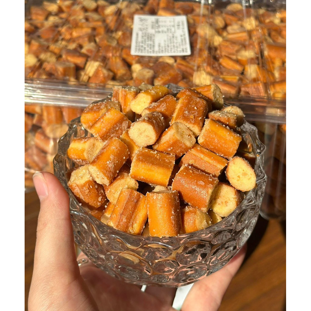 500gr bánh mì muối biển caramen giòn tan ăn