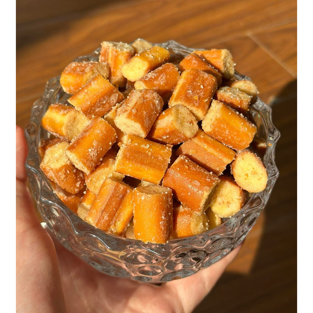 500gr bánh mì muối biển caramen giòn tan ăn