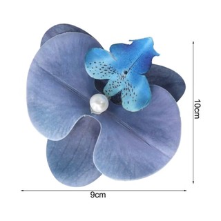 New color - Kẹp tóc hoa lan hồ điệp vintage cho bạn gái