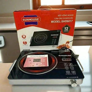 Bếp hồng hgoại Sunhou 6017 cảm ứng cao cấp, công suất 3500W. DÙNG MỌI NỘI NỒI