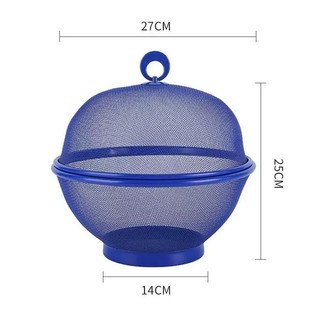 Giỏ Đựng Trái Cây Lưới Có Nắp 27cm Đa Năng Rửa Rau Củ Quả Thoáng Khí Nhà Bếp Tiện Lợi