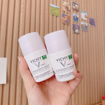 [TRẮNG NẮP TRẮNG 48H] Lăn ngăn mùi Vichy trắng 50ml