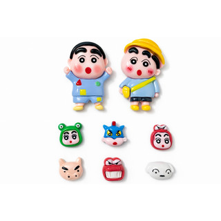 Set charm Shin cậu bé bút chì - Shin đổi mặt siêu cưng- Set charm gắn dép hottrend