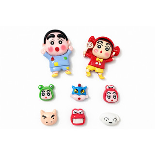 Set charm Shin cậu bé bút chì - Shin đổi mặt siêu cưng- Set charm gắn dép hottrend