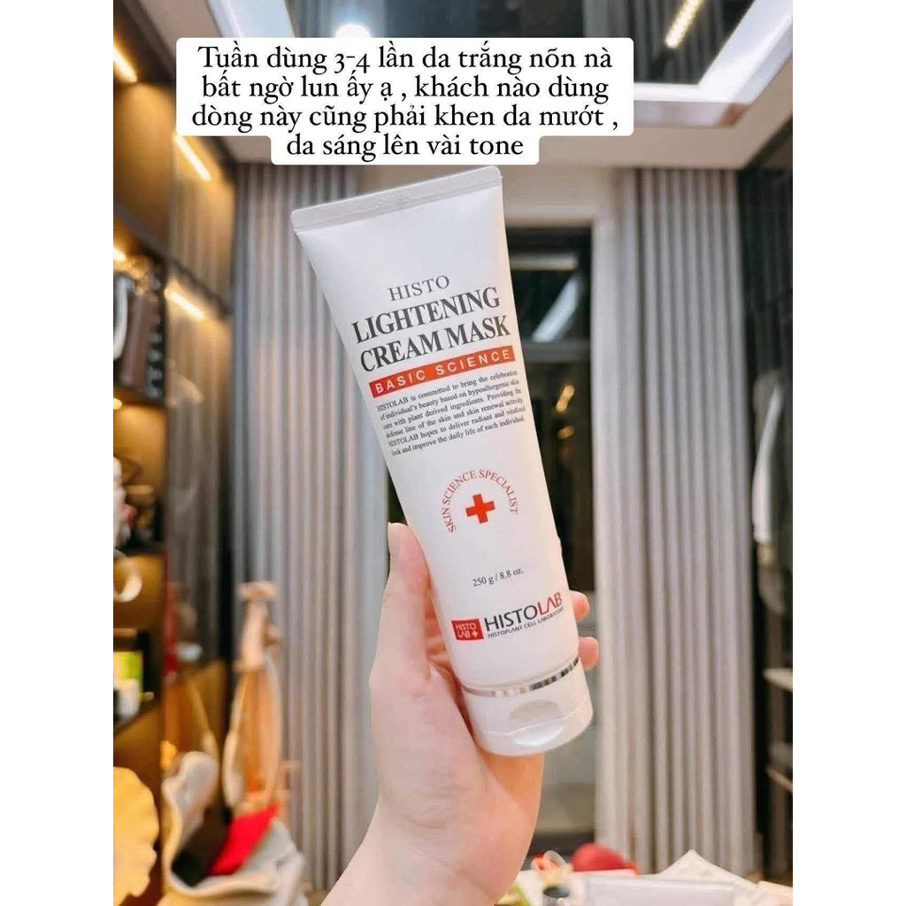 Mặt nạ ủ trắng Histolab Lightneing Cream Mask 250G - hạn 2028 Hàn Quốc IS36