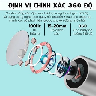 Dụng Cụ Lấy Ráy Tai Có Gắn Camera Nội Soi Full HD Đa Năng - Kết Nối Điện Thoại - Bảo Hành 12 Tháng